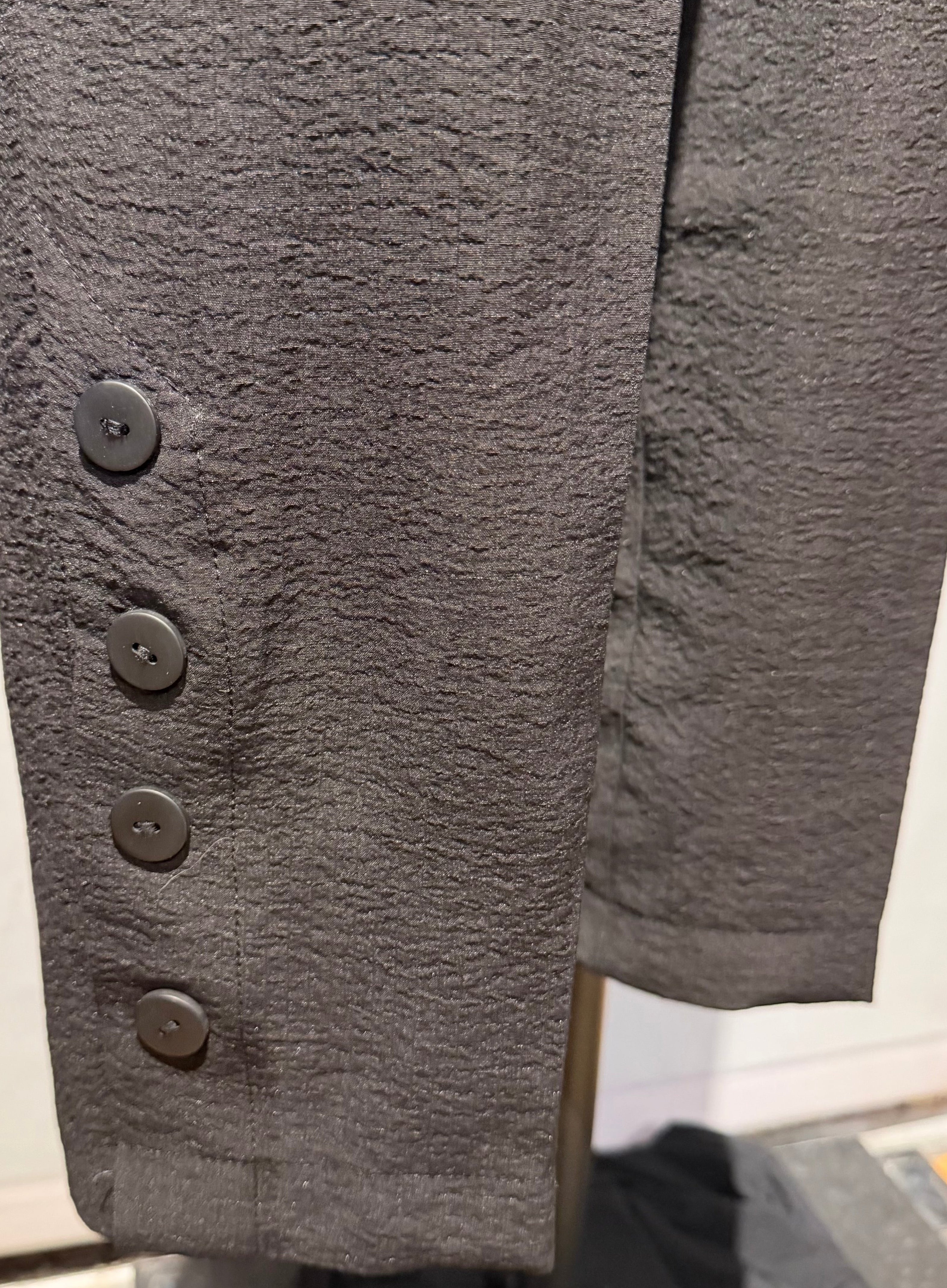 Moonlight P8884NP Black Pull-On Pants With Button Detail