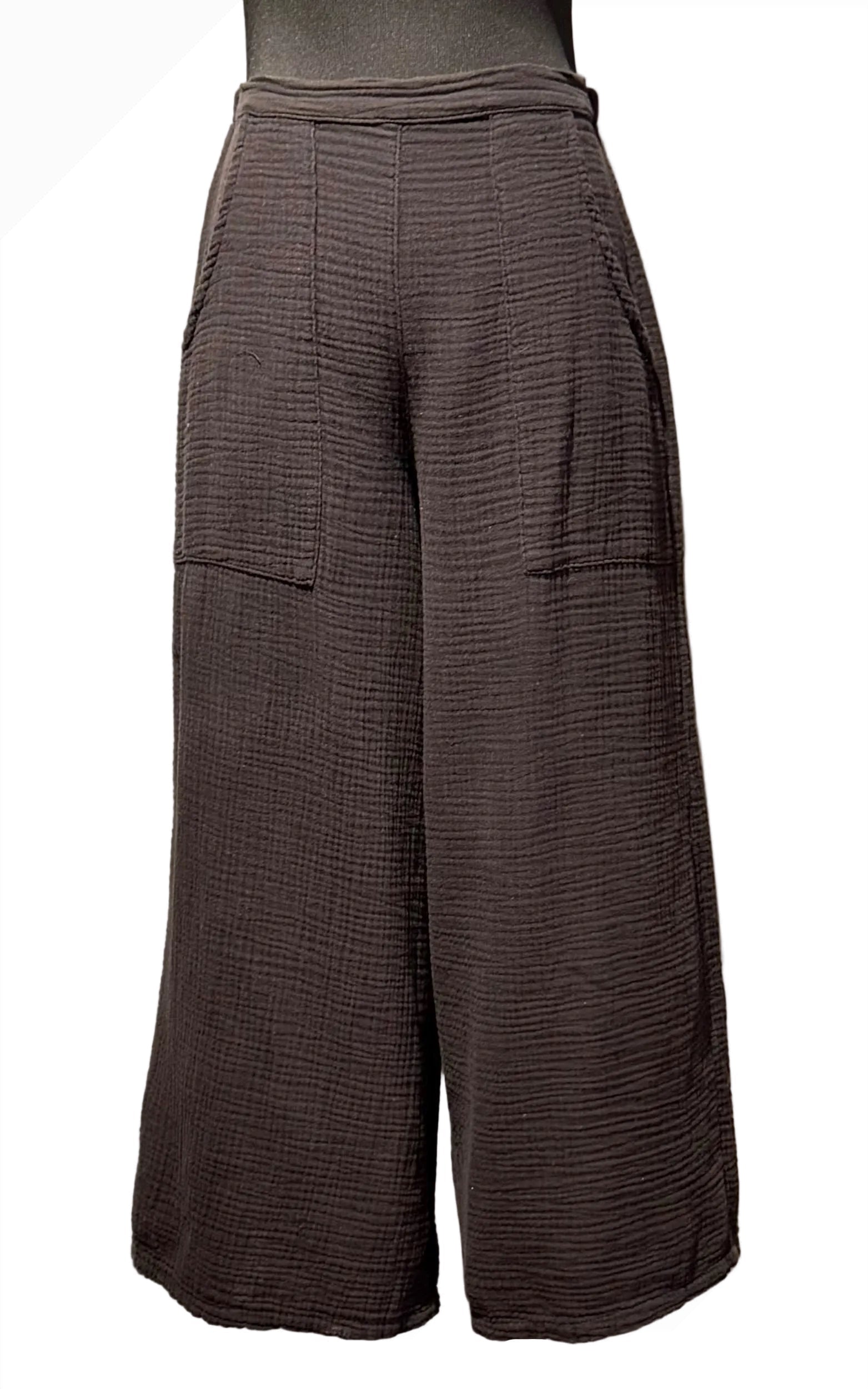Color Me Cotton DG5600BK BLACK 100% Cotton Gauze Pants