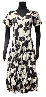 Dress Addict JAZY6H 100% Organic Cotton V-Neck Dress