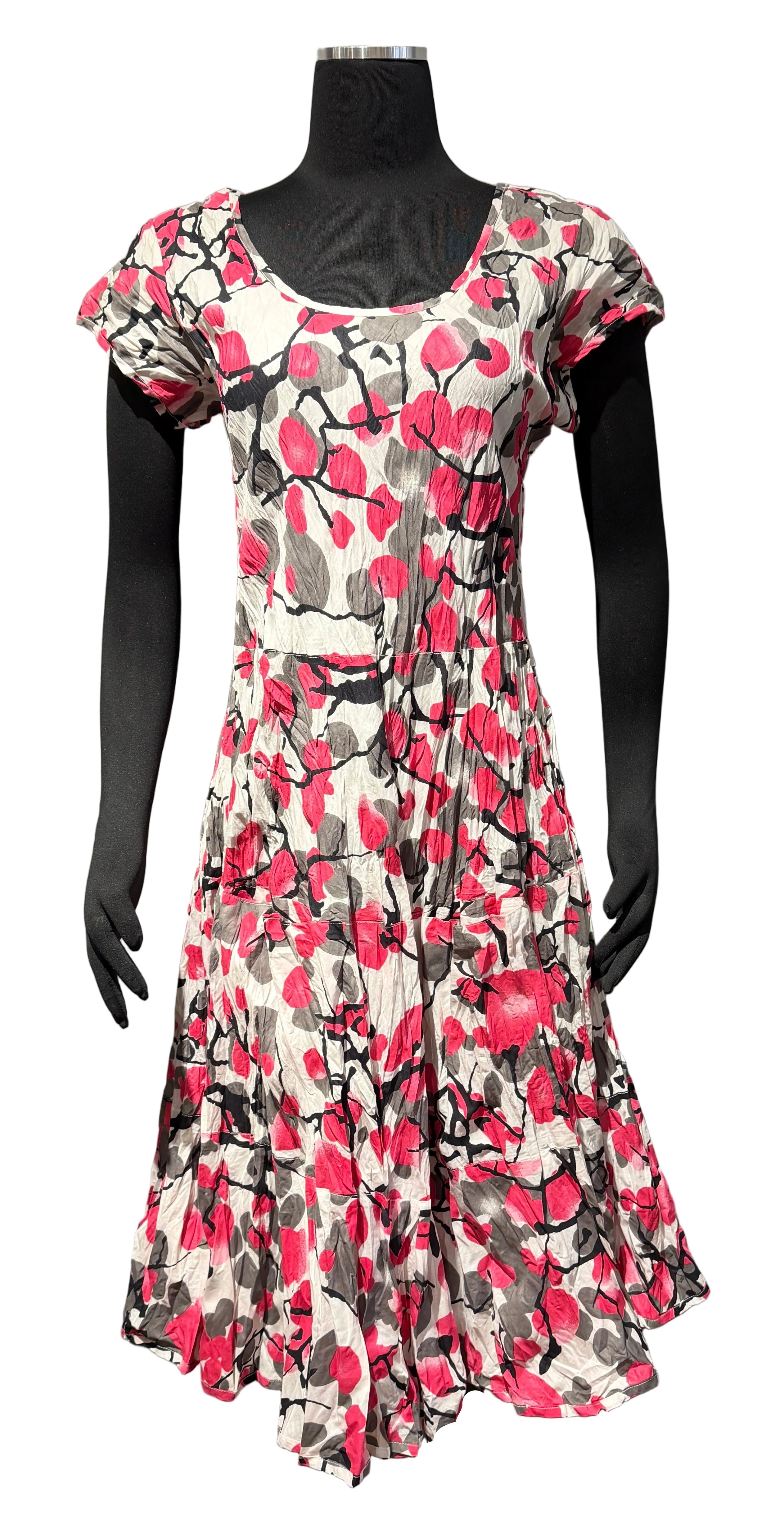 Dress Addict JADE613 100% Organic Cotton Scoop Neck Dress