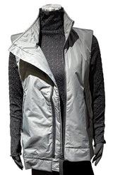 Terra T2-4738MD Midnight Waterproof Zip Up High Collar Vest With Pockets