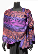 Rapti PSC92 100% Cashmere Reversible Buckle Shawl