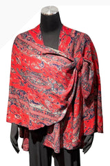 Rapti PSC76 100% Cashmere Reversible Buckle Shawl