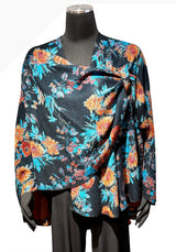 Rapti PSC85 100% Cashmere Reversible Buckle Shawl