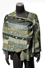 Rapti PSC9 100% Cashmere Reversible Buckle Shawl