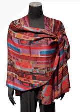 Rapti PSC3 100% Cashmere Reversible Buckle Shawl