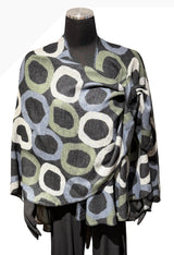 Rapti PSC89 100% Cashmere Reversible Buckle Shawl