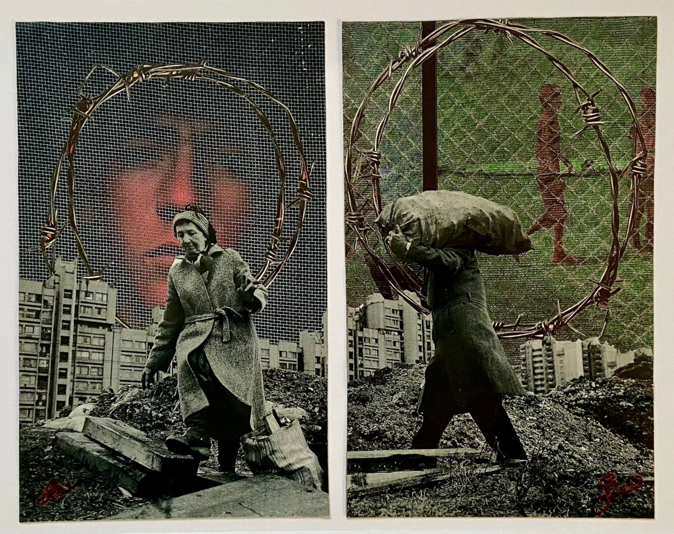 Lisa Wines Collage SARAJEVO - WAR & HARDSHIP