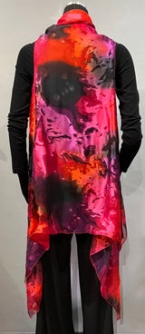 Kriska KPOB FIREBIRD One Size 4-Way Silk & Rayon Vest