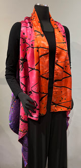 Kriska KOFB SUNSET One Size 4-Way 100% Silk Vest