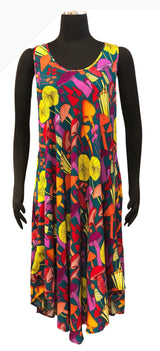 Cupcake CCMUSH MUSHROOM One Size Sleeveless Cha Cha Dress