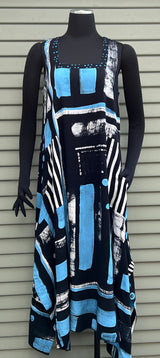 Lyng 4015RB Blue Maria Dress