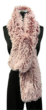 Vine Street 106BL Blush Shag Long Faux Fur Scarf