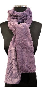 Vine Street 107LL Lilac Long Faux Fur Scarf