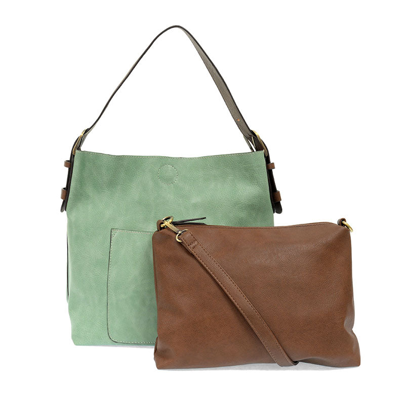 Joy Susan L8008-110 BERMUDA GREEN Hobo Coffee Handle Handbag