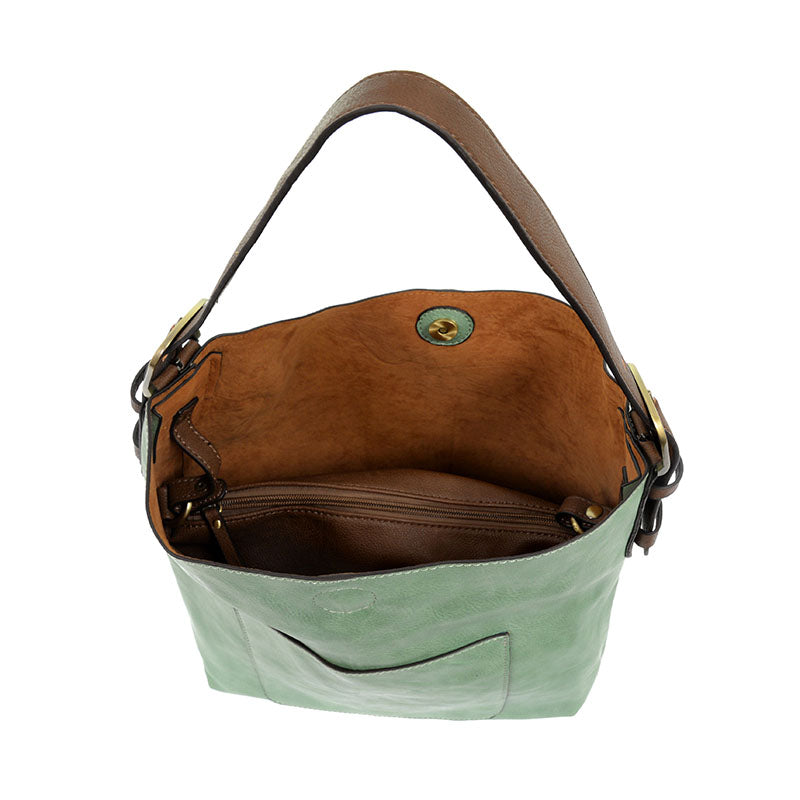 Joy Susan L8008-110 BERMUDA GREEN Hobo Coffee Handle Handbag