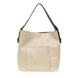 Joy Susan L8008-120 METALLIC PEARL Coffee Handle Hobo Bag
