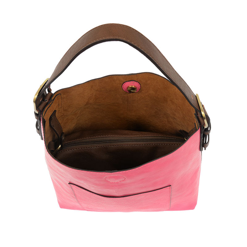 Joy Susan L8008-127 CHACHA PINK Coffee Handle Hobo Bag