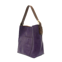 Joy Susan L8008-133 Hobo Bag Mystic Purple With Coffee Handle