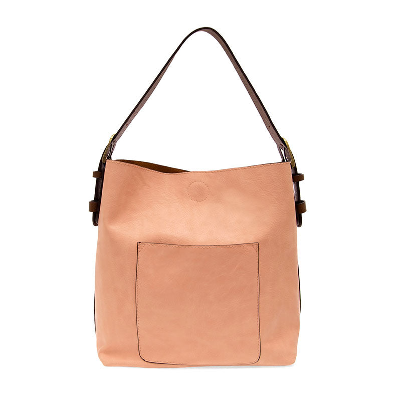 Joy Susan L8008-134 CREPE PINK Hobo Coffee Handle Handbag