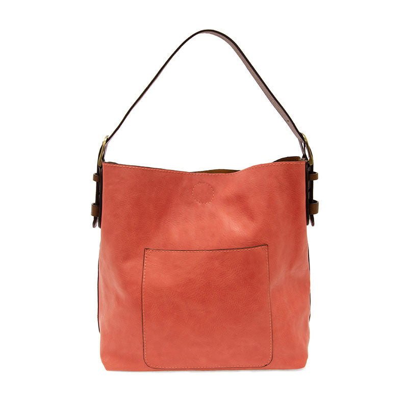 Joy Susan L8008-135 LIVING CORAL Hobo Coffee Handle Handbag