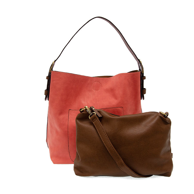 Joy Susan L8008-135 LIVING CORAL Hobo Coffee Handle Handbag