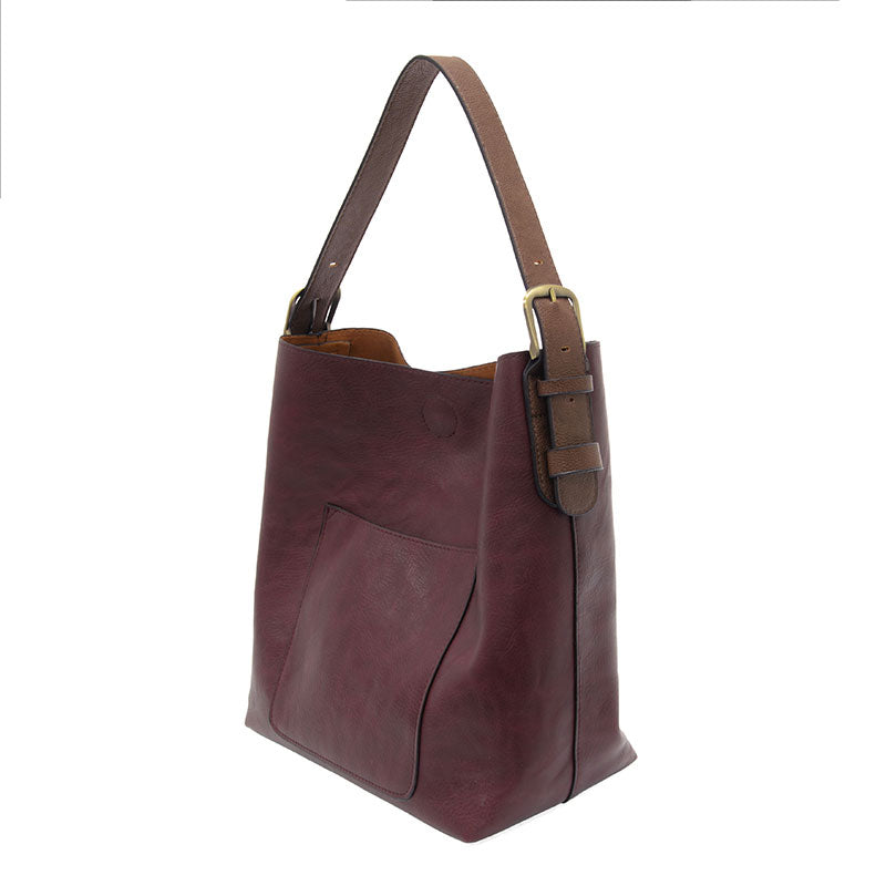 Joy Susan L8008-151 BLACKBERRY Classic Hobo Handbag