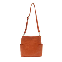 Joy Susan L8089-39 BURNT ORANGE Kayleigh Side Pocket Bucket Bag