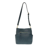 Joy Susan L8089-67 Dark Cyan Kayleigh Side Pocket Bucket Bag