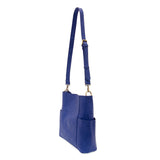 Joy Susan L8089-97 Cobalt Kayleigh Side Pocket Bucket Bag