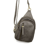 Joy Susan L8166-40 METALLIC DARK CHROME Skyler Sling Bag