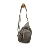 Joy Susan L8166-40 METALLIC DARK CHROME Skyler Sling Bag