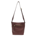 Joy Susan L8247-18 PLUM Bindi Front Slip Pocket Bucket Crossbody Bag