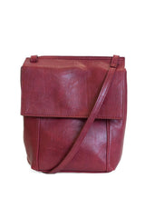 Joy Susan L8259-530 CRANBERRY Jensy Front Flap Crossbody Handbag