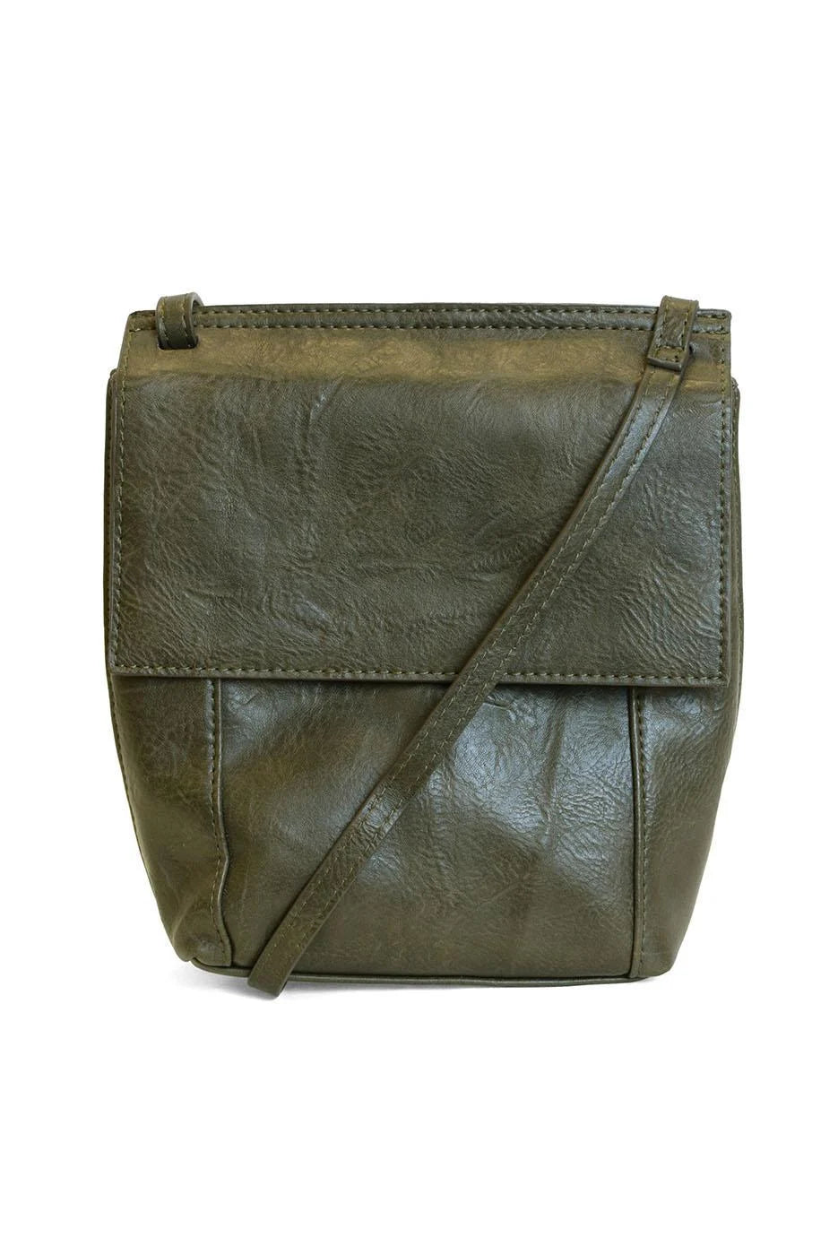 Joy Susan L8259-71 BACKWOODS GREEN Jensy Front Flap Crossbody Handbag