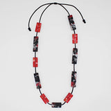 Sylca LS23N22R RED Vega Rectangular Necklace