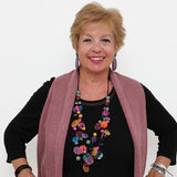 Sylca LS23N38MU Multicolor Calypso Triple Strand Necklace