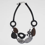Sylca LS23N45 Black Artistic Crosby Necklace