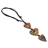 Sylca LS26N04MU Mariee Multi Color Circles Heart Pendant Necklace