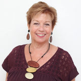 Sylca LS24N58BN Shades of Brown Coco Statement Pendant