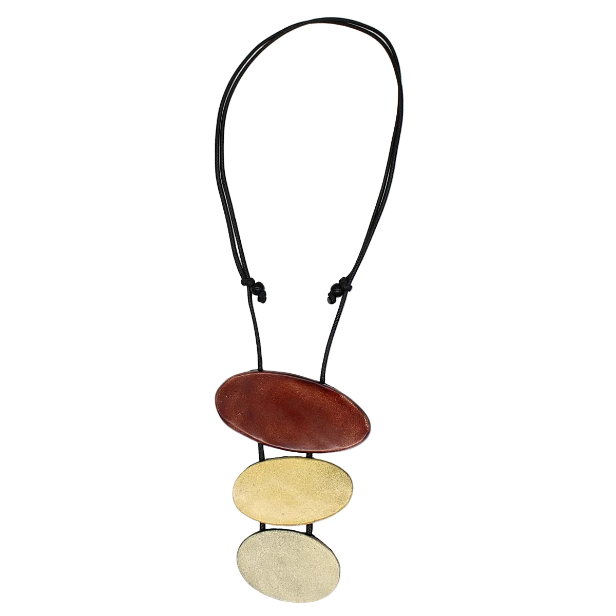 Sylca LS24N58BN Shades of Brown Coco Statement Pendant