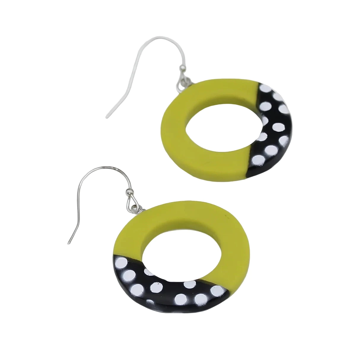 Sylca LS25E10LM Lime Inez Earrings