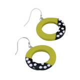 Sylca LS25E10LM Lime Inez Earrings