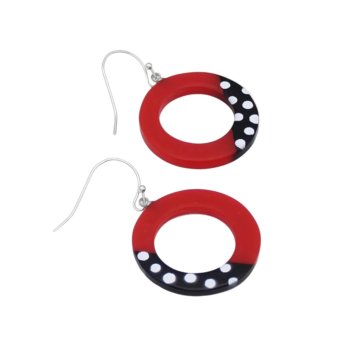 Sylca LS25E10RD Red Inez Earrings