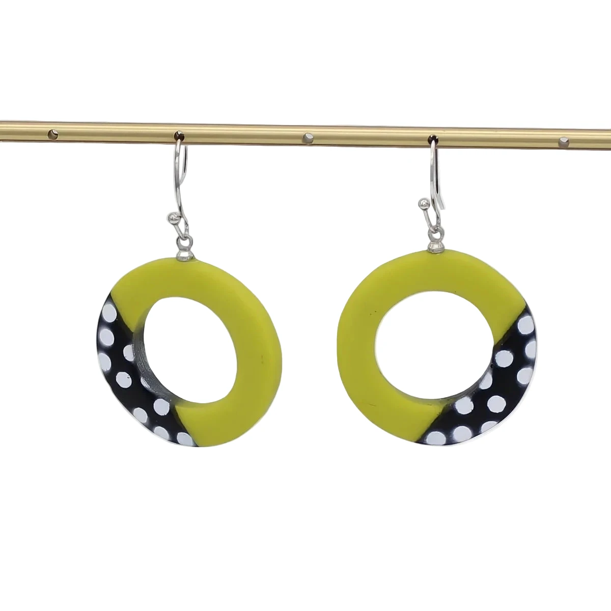Sylca LS25E10LM Lime Inez Earrings