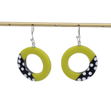 Sylca LS25E10LM Lime Inez Earrings