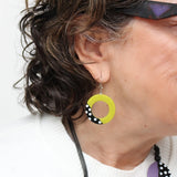 Sylca LS25E10LM Lime Inez Earrings