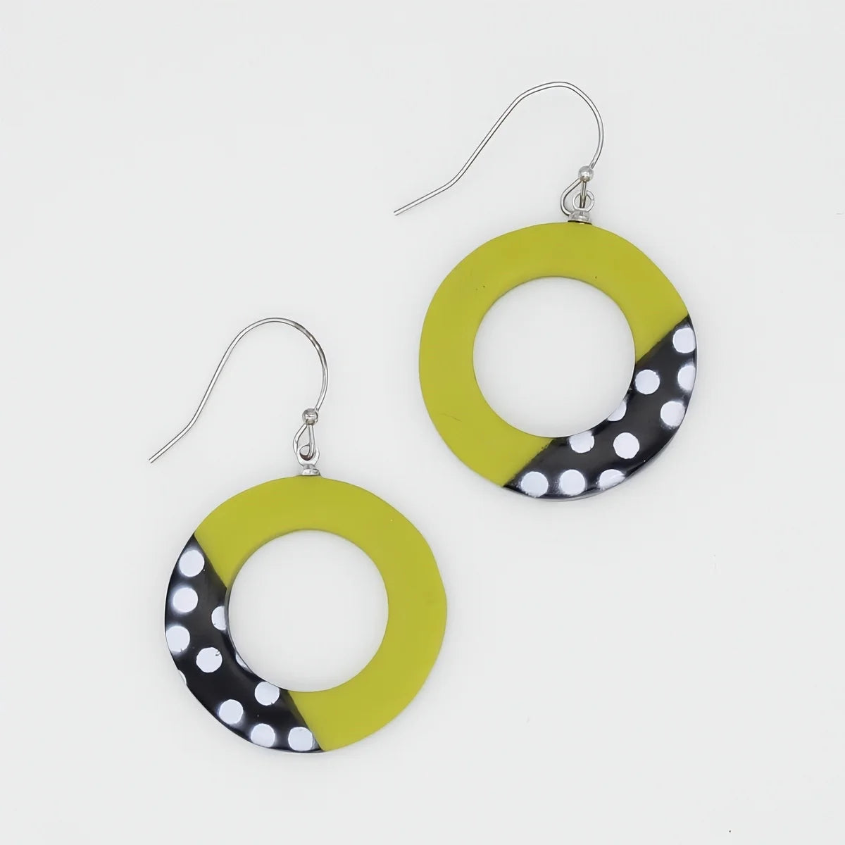 Sylca LS25E10LM Lime Inez Earrings