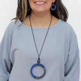 Sylca LS25N35BU BLUE Inez Pendant Necklace