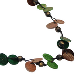 Sylca LS25N40GN Green Naomi Verde Statement Necklace